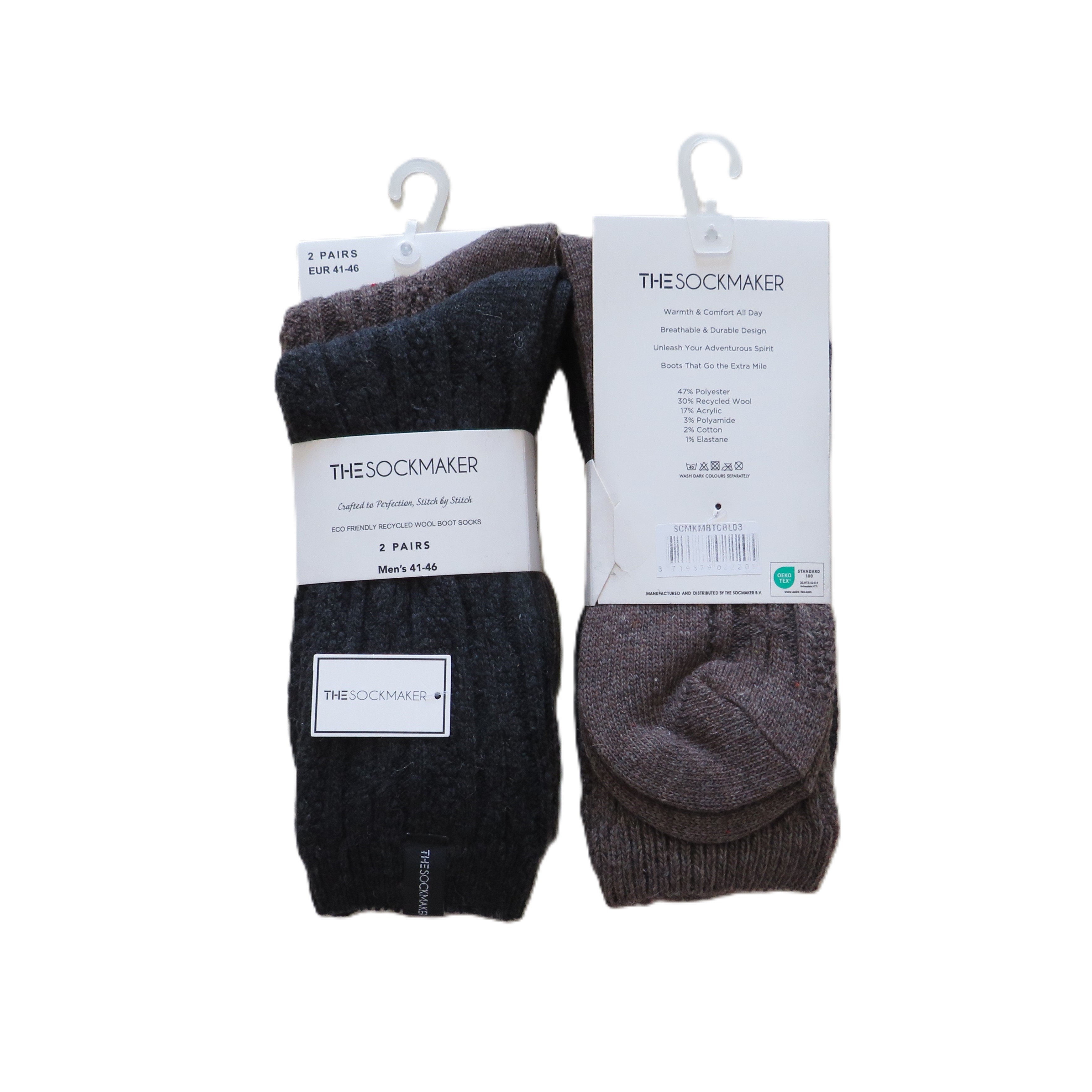Herrensocke - CABLEKNIT 47%PE/30%Recycled Wo/17%Acryl/3%PA/2%Co/1%El