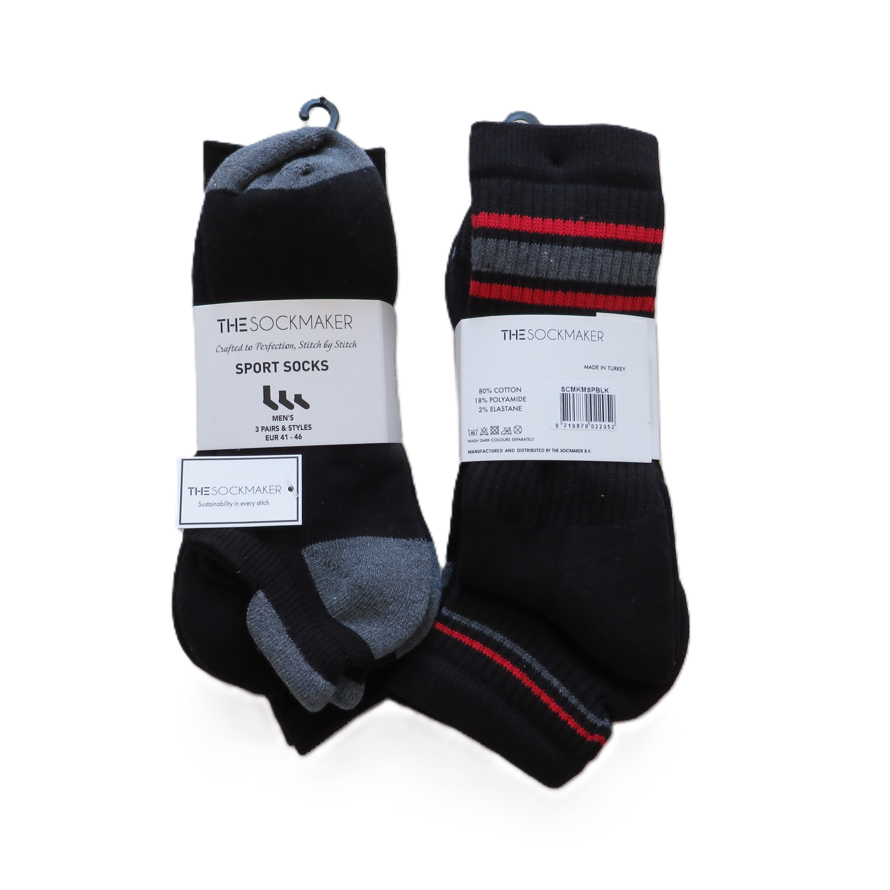 Herrensocken 80%Cotton/18%PA/2%EL