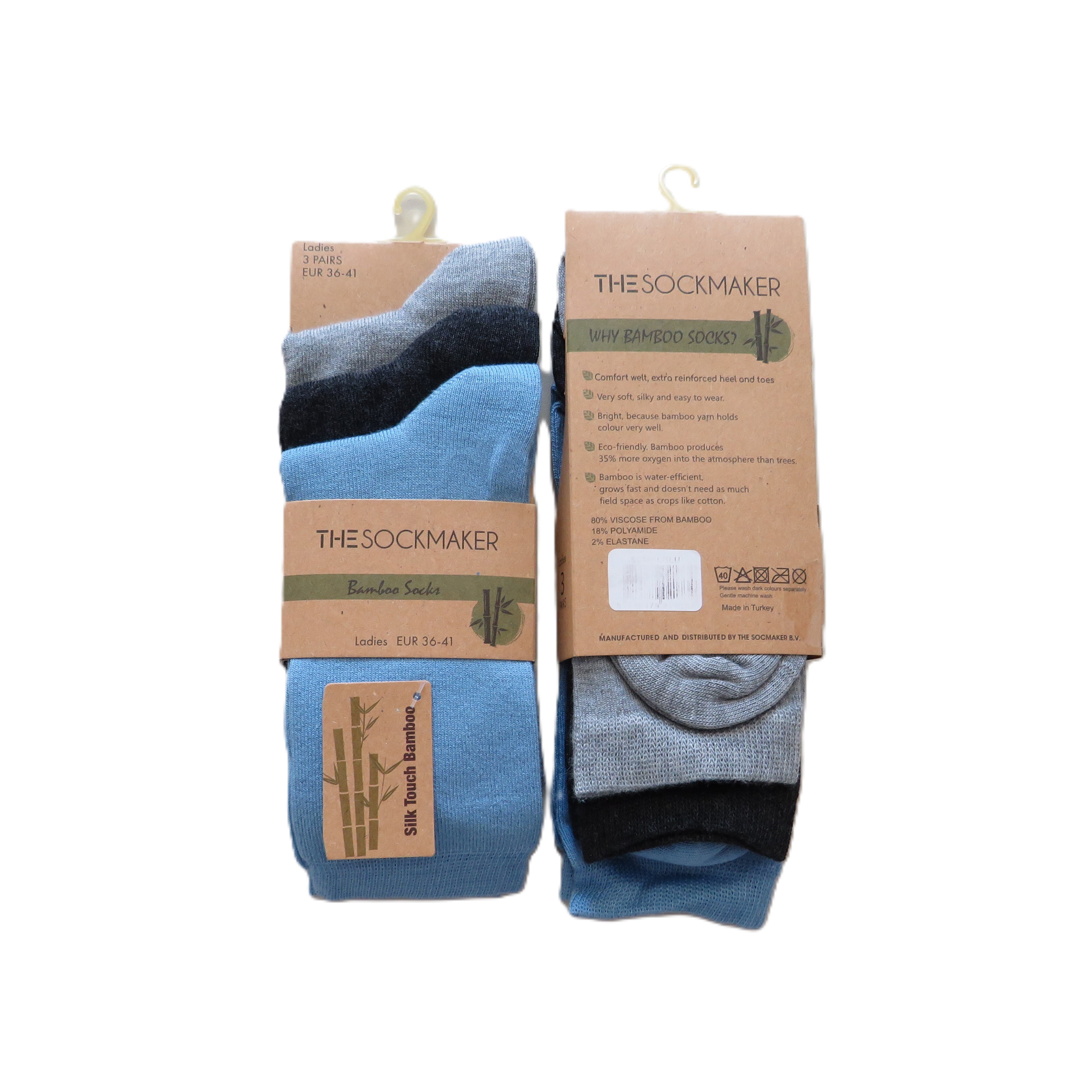 Damensocke 80%Viskose from Bamboo/18%PA/2%EL
