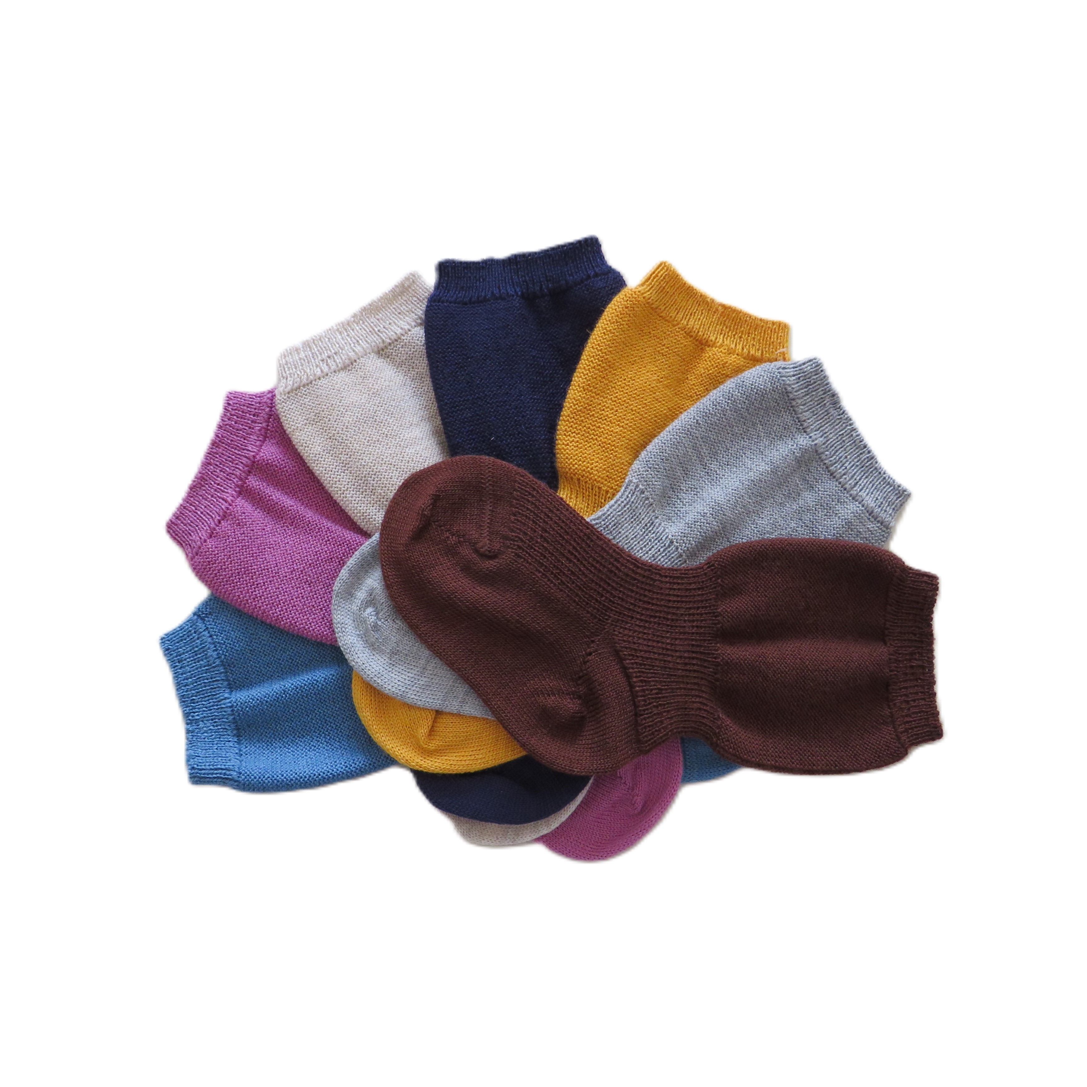 Babysocke aus 100% kbT-Schurwolle - GOTS-zertifiziert